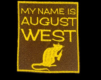 Grateful iron-on adhesive patch embroidered deadhead