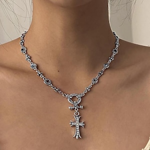 レアー クロムハーツ ROSARY ネックレス ◇希少十クロムハーツ十【22Kゴールド/ロザリオネックレス