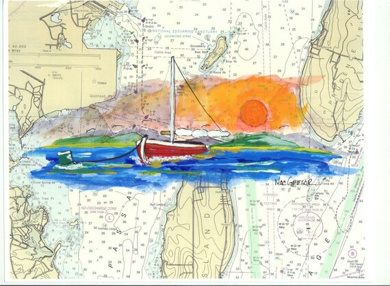 Nautical Chart Art