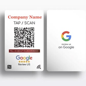 Recensione NFC e schede social media: recensioni di Google; recensioni di TripAdvisor; schede Instagram - Usabilità a vita con una copia digitale del codice QR