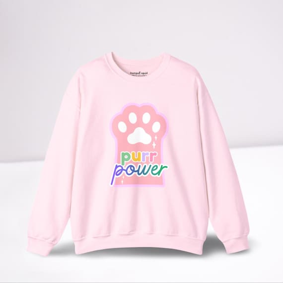 Cozy Cat Paw Everyday Sweater, Birthday Gifts for cat moms and dads