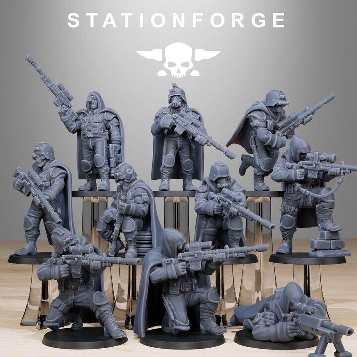 I cecchini GrimGuard di Station Forge