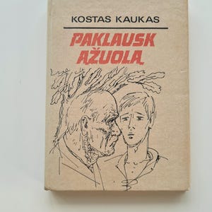 Livre vintage lituanien : « Ask the Oak », histoires courtes, 1985