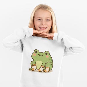 Gruselig süßes Jugend Sweatshirt – Cryptid Crewneck für Kinder | Mothman, Chupacabra | Lustiges Halloween-Geschenk | Gemütlicher Kinder Pullover