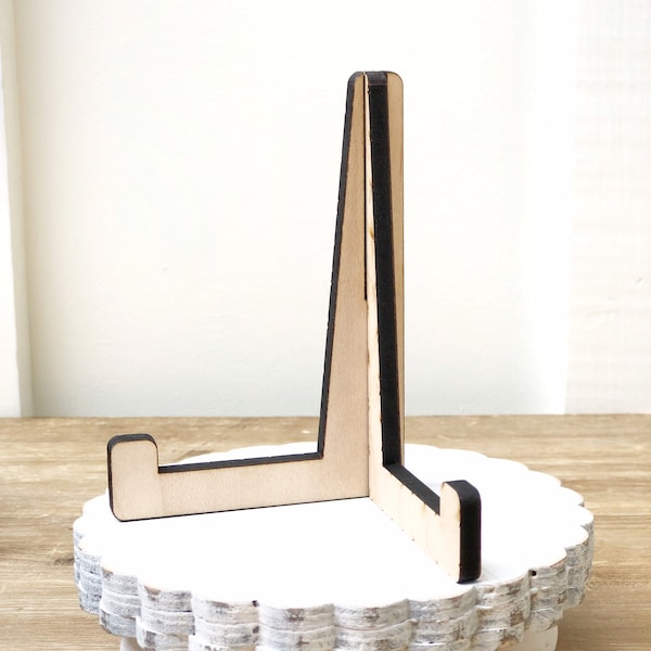 MINIATURE EASEL | unfinished wooden easel | tiered tray easel