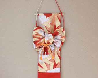 One-of-a-Kind Obi Tapestry | Handmade in Japan | Wall Hanging