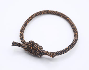 Pulsera Japonesa del Nudo de la Suerte | Cordón Chirimen | Pulsera Unisex | Hecho a Mano en Japón