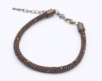 Chirimen cord bracelet | Japnanese kimono accessories | Fabric wristband｜handmade goods