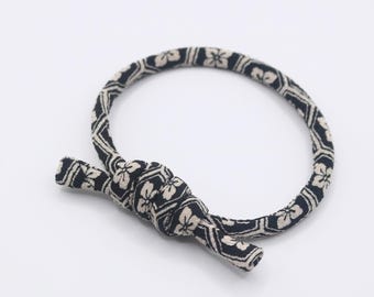Japanese bracelet | Kimono-style chirimen cord wristband