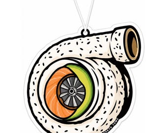 Tokyo Toms Sushi Turbo Hanging Air Freshener – Ocean Scent