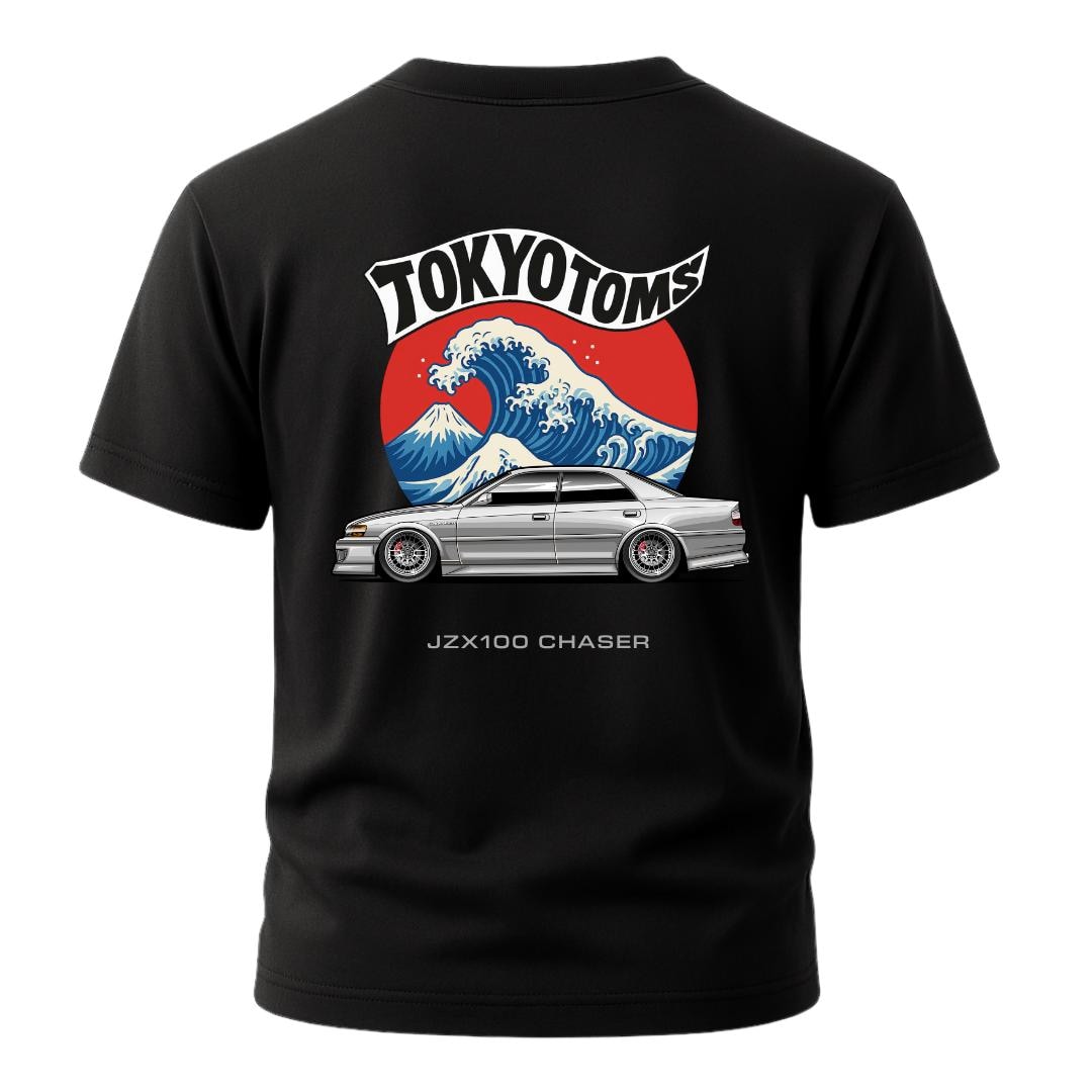 Toyota JZX100 Chaser T-shirt - the Great Wave off Kanagawa Shirt