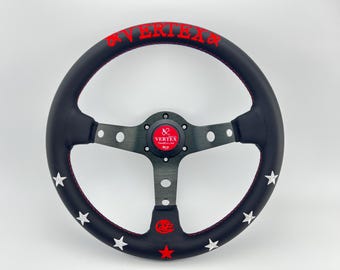 【希少品330㎜】 ディッシュドリフトステアリングホイールdeepCorn 350 mmディープディッシュ6ボルトステアリングホイールドリフトキング