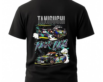 Taniguchi IS200 HKS T-Shirt - D1 Grand Prix JDM Drift Tee, Altezza Racing Legend Gift, Preshrunk Cotton Streetwear Shirt, Motorsport Tee