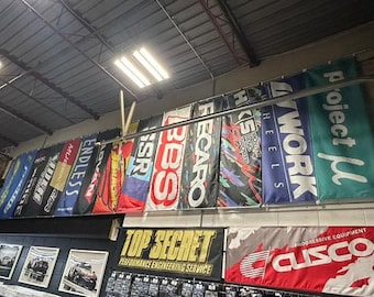 Nobori Flags JDM - Japanese Banners Home Decor, Cars, Events, Garage Decorations