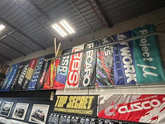 SOMETHING IN JAPANESE I THINK FLAG NOBORI - JDM - Foto 5