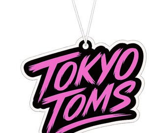Tokyo Toms Pink Logo Hanging Air Freshener – Strawberry Scent