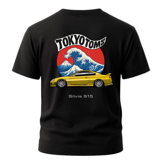 Nissan Silvia S15 T-shirt - Great Wave off Kanagawa Nissan Spec R