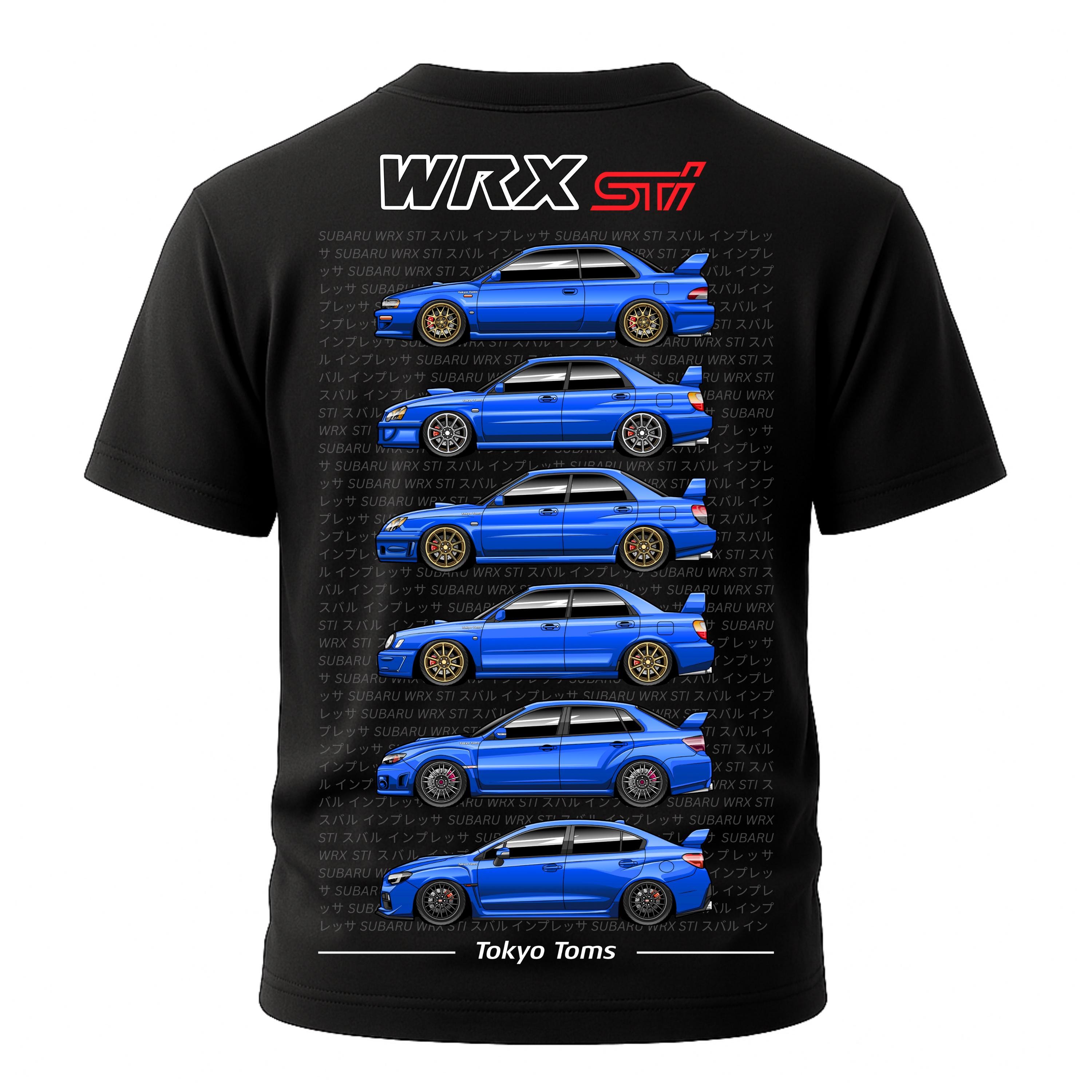 T-Shirt Unisexe Subaru Impreza STI - Fan Art JDM - 100% Coton - Graphique WRX Rally