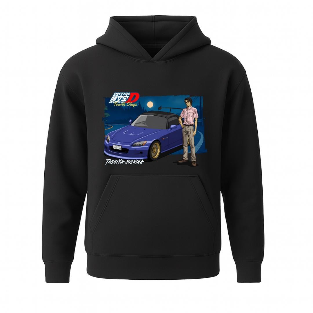 Initial D S2000 Hoodie - Toshiya Joshima Time Attack Hooded