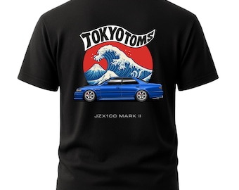 トヨタ マークII ユニセックスTシャツ - グランドツアラー JDMシャツ 