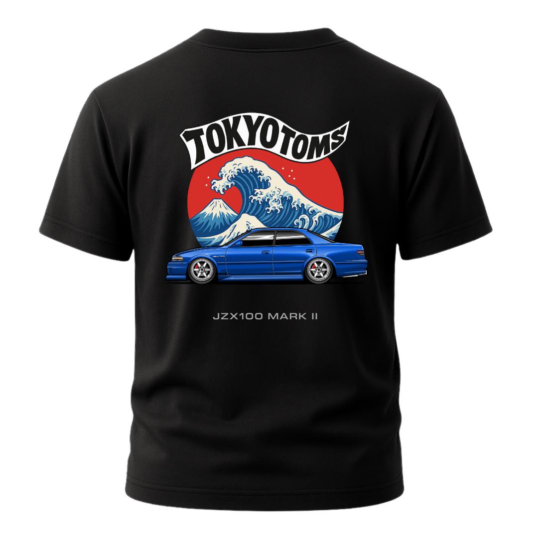 Toyota JZX100 Mark II T-shirt - the Great Wave off Kanagawa Shirt