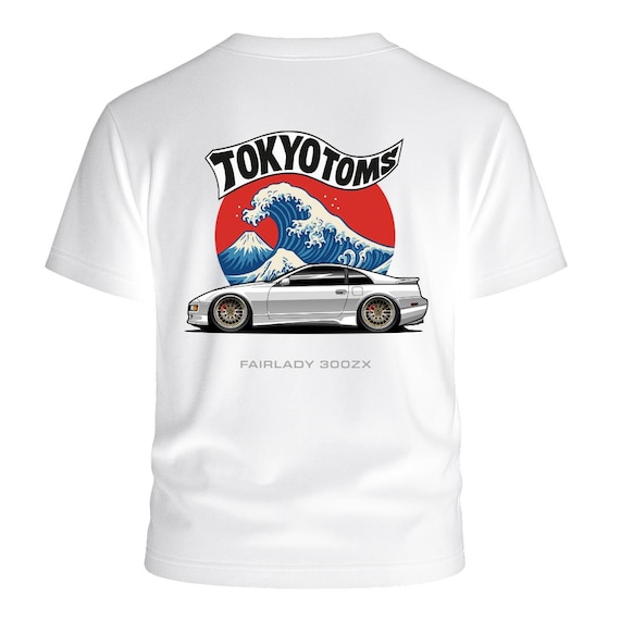その他 SALSATION TSHIRT Japanese 300ZX Shirt, Fairlady Z32 Tee, JDM Legend, Wave Art Shirt