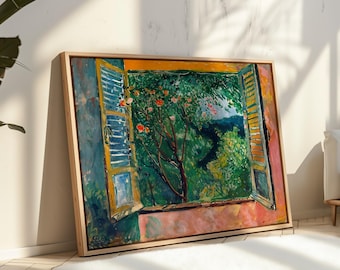 Open Window Henri Matisse Print, Modern Exhibition Print, Colorful Wall Art, Henri Matisse Prints, Vintage Wall Art, Aesthetic Wall Art,