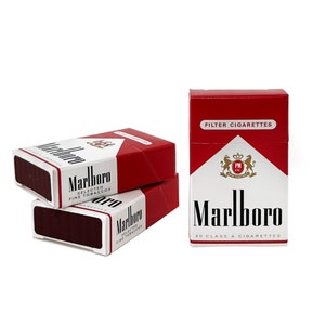 10 Collectible Empty Original Marlboro Empty Cigarette Crafting