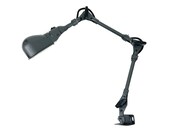 Vintage 1960s Gray Fostoria Industrial Articulating Drafting Desk Light