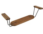 Antique 1920s Wood Iron Children 39 s Booster Seat Barber Shop Chair