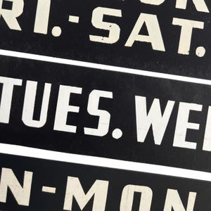 Vintage 1940s 14” Movie Theatre Lobby Poster Marquee Sign Dater Card