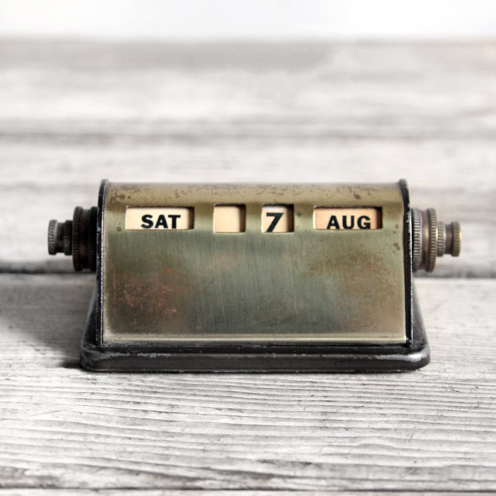 Vintage perpetual desk calendar no. 2 Etsy