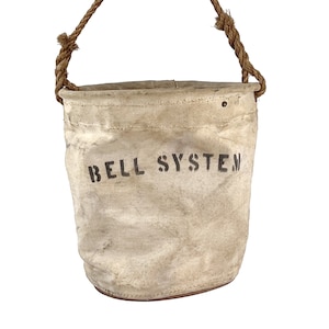 バッグ VINTAGE COAL BAG BELL SYSTEM Bell System Bag - Etsy