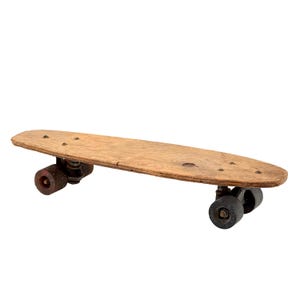 Vintage 1960s Roller Derby Wood Skateboard