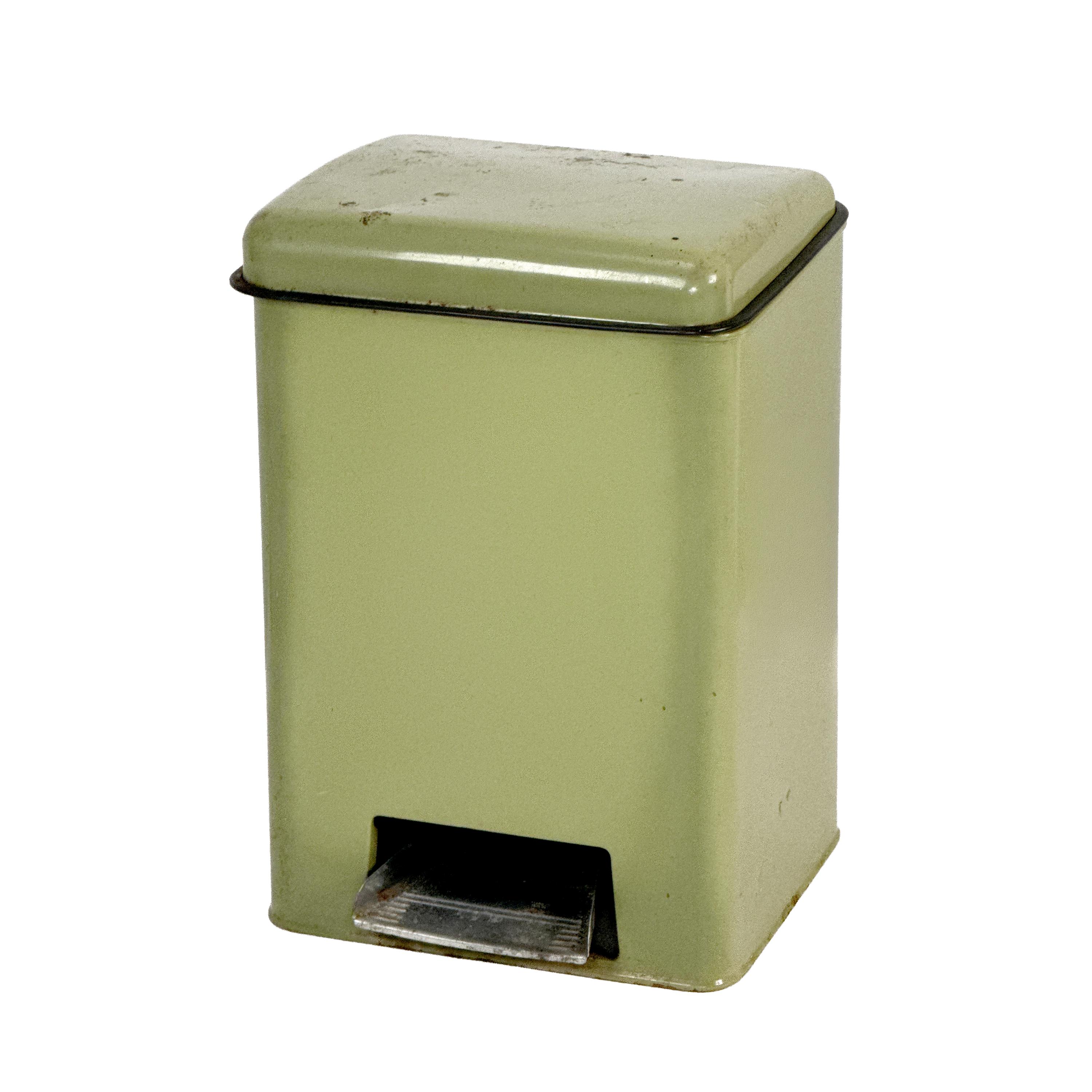 Vintage Trash Can - Etsy