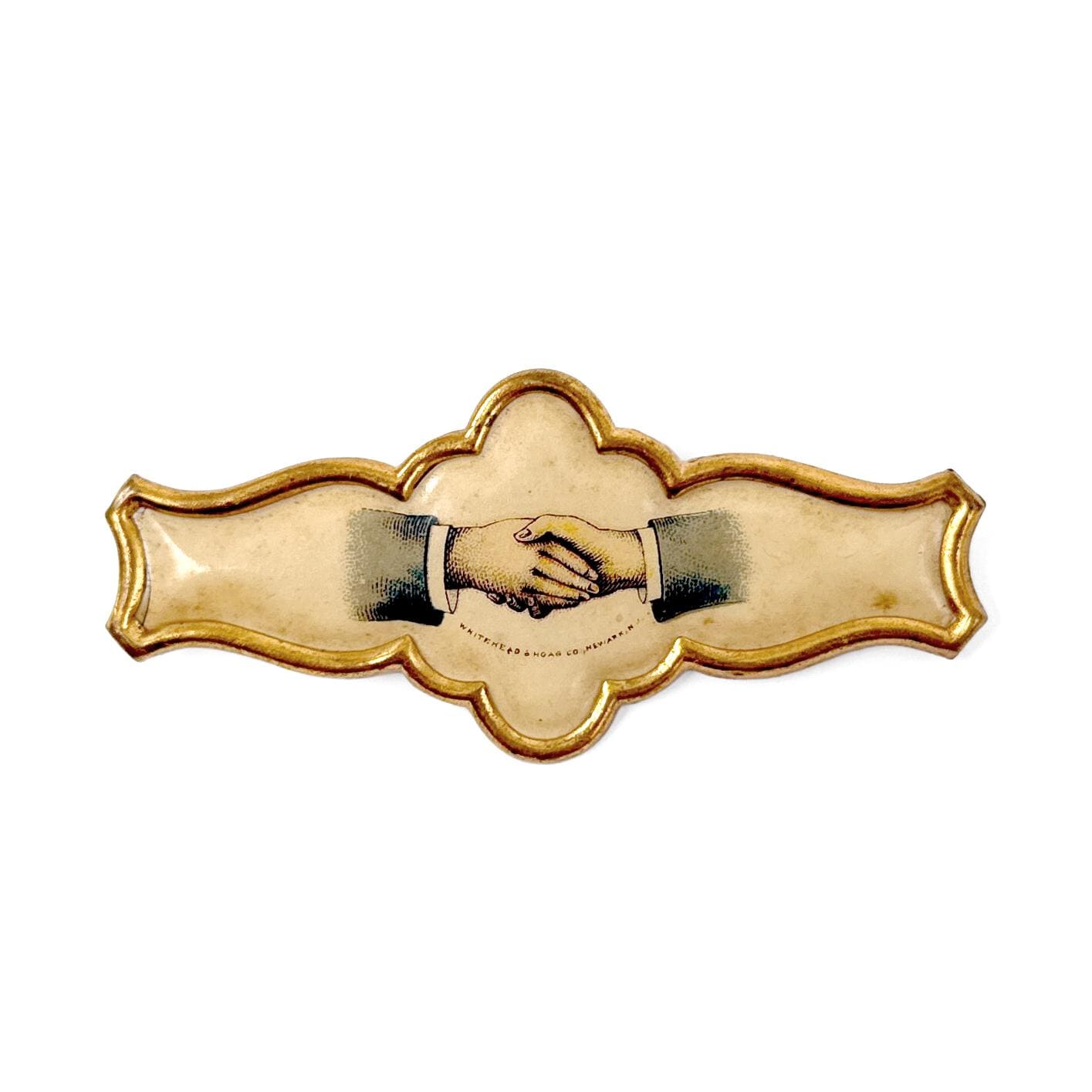 Antique Late 1800s Victorian Odd Fellows IOOF Fraternal Handshake