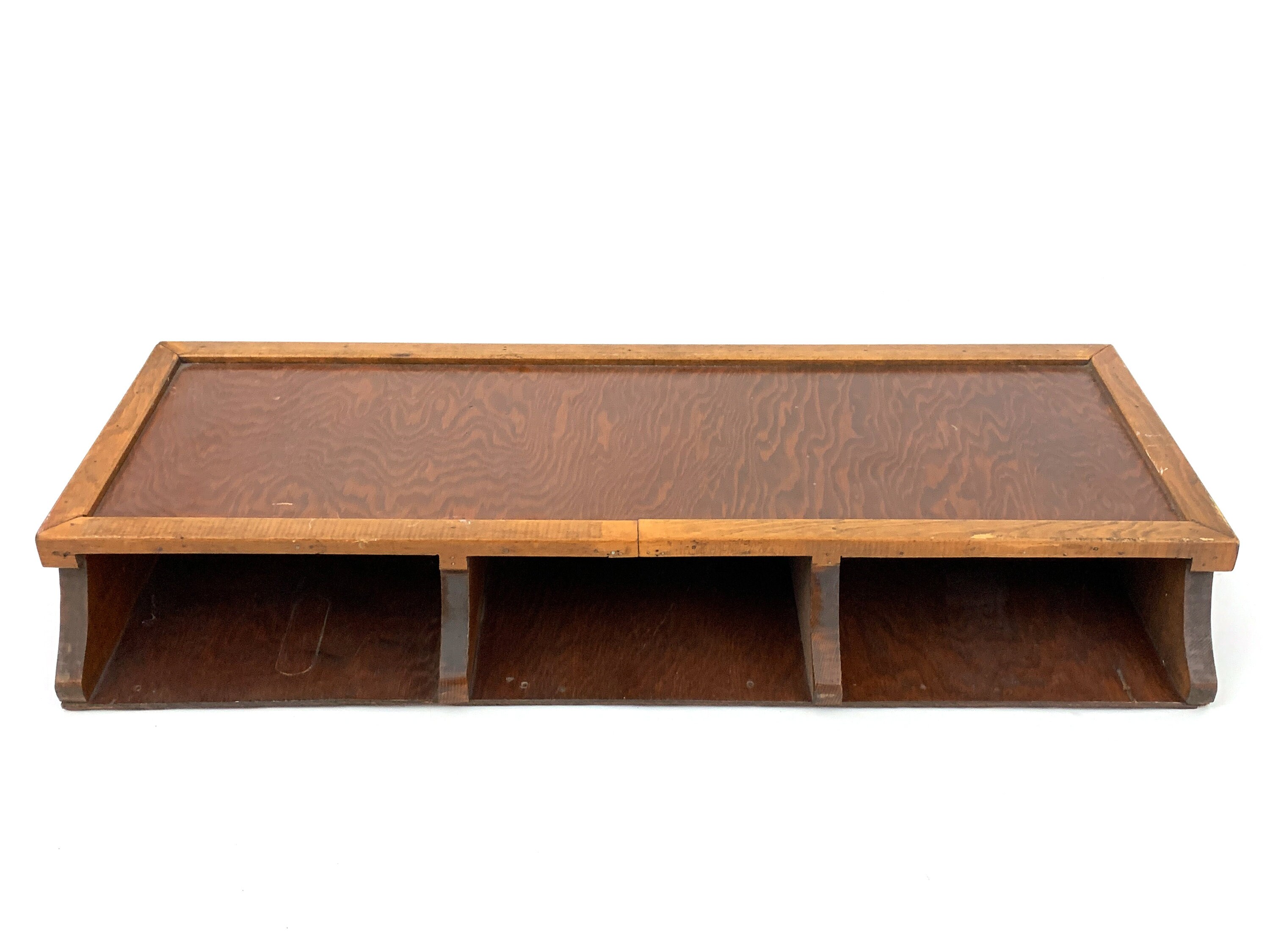 Vintage 1940s Large Handmade Wooden Desk Riser / Organizer / Etsy