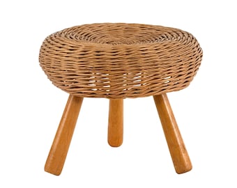 USA ヴィンテージ Tony Paul スツールvintage Vintage Wicker Foot Stool | Tony Paul Inspired 3 Leg Stool - Etsy
