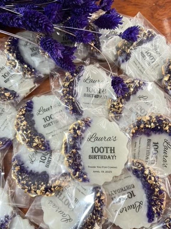 Custom Epoxy Magnet Retirement Party Favors, 10 PCS Personalized Keepsake Gift for Guests, Elegant Farewell Token,  Retirement Celebration