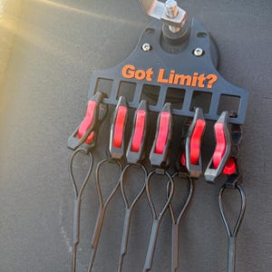 Personalized Cull Tag Holder | Fishing Organizer | Slam Latch Mount for Livewells
