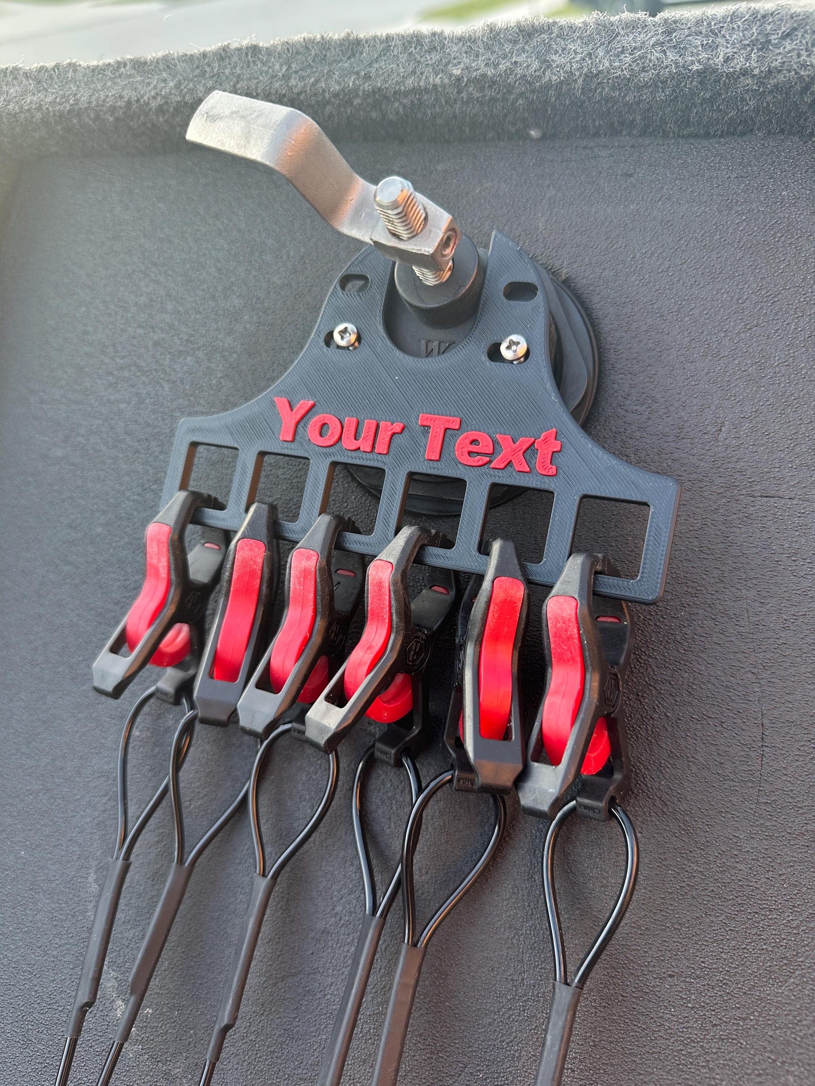 Personalized Cull Tag Holder | Fishing Organizer | Slam Latch Mount for ...