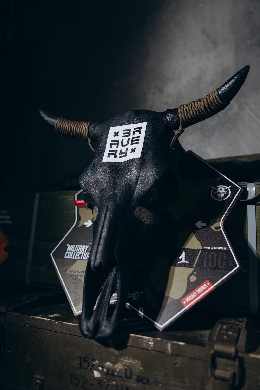 Project Taurus TAURUS “BRAVERY” – Limited Art Object | Handcrafted Wall Sculpture by ...