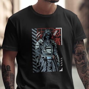 Ninja Themed Printable StreetWear Design, High Resolution 300DPI PNG, Digital Art, Commercial Use Included, Transparent Background