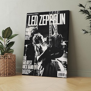 3 Led Zeppelin Vintage Concert Poster, Iconic Rock Band Art Print, Perfect Gift for Classic Rock Fans and Music Lovers, Retro Wall Decor