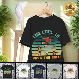 Football T Shirt, Sports Lover Gift for Teens, Fun Activewear for Boys