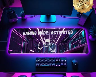 Gaming Desk Mat Personalized Gamer Desk Pad Large Gaming Mousepad Computer Accessories for Gamers Unique Office Gift