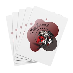 Kundenspezifisches Pokerspielkarten-Set - Einzigartiges Geschenk für Gamer, Kasinoabende, Kartenspiele, personalisierte Spielkarten, lustige Tischspiele