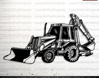 Lasergesneden bestand graafmachine: klaar voor CNC-plasma Cricut (digitale download)
