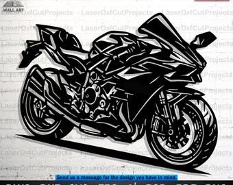 Ninja Zx-6r Motorcycle EPS - SVG - PNG - Dxf Vector Art - Cricut