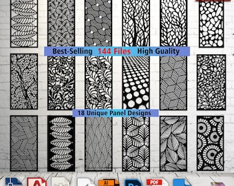 18 Best-Selling Laser Cut Panel Designs – For Wall Decor and CNC Projects